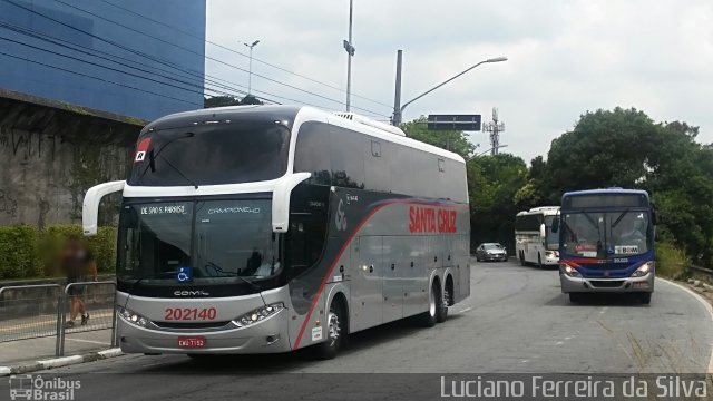 Viação Santa Cruz 202140 na cidade de São Paulo, São Paulo, Brasil, por Luciano Ferreira da Silva. Número da foto: #5590989.