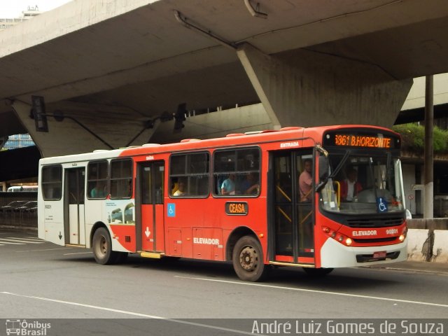 Saritur - Santa Rita Transporte Urbano e Rodoviário 90201 na cidade de Belo Horizonte, Minas Gerais, Brasil, por André Luiz Gomes de Souza. ID da foto: 5591486.