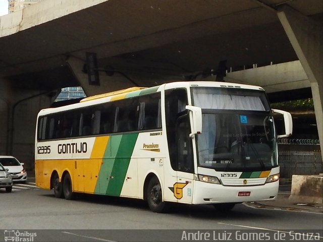 Empresa Gontijo de Transportes 12335 na cidade de Belo Horizonte, Minas Gerais, Brasil, por André Luiz Gomes de Souza. ID da foto: 5591129.