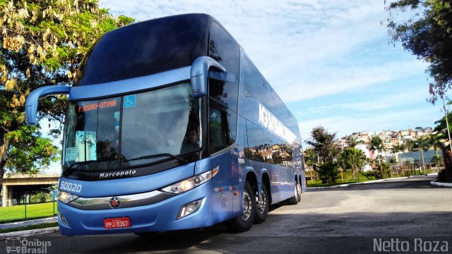Viação Águia Branca 50020 na cidade de Vitória, Espírito Santo, Brasil, por Nestor dos Santos Roza. Número da foto: #5589906.