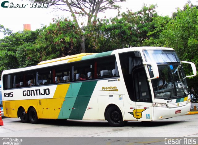 Empresa Gontijo de Transportes 12115 na cidade de São Paulo, São Paulo, Brasil, por César Ônibus. Número da foto: #5593836.