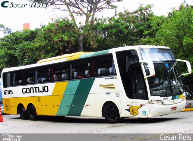 Empresa Gontijo de Transportes 12115 na cidade de São Paulo, São Paulo, Brasil, por César Ônibus. ID da foto: 5593836.