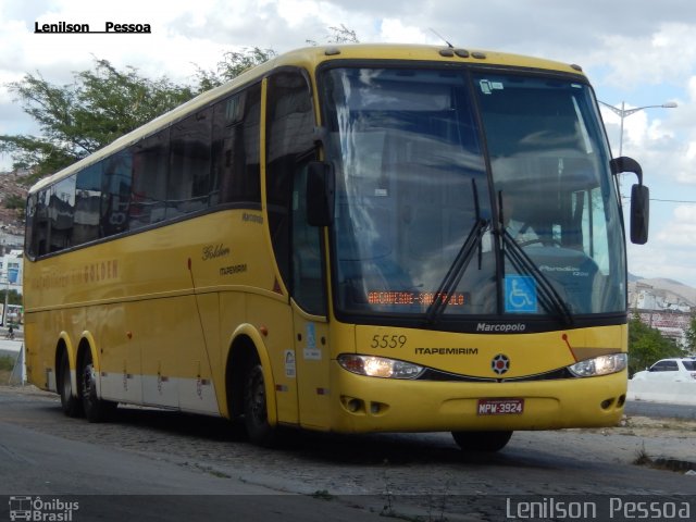 Viação Itapemirim 5559 na cidade de Caruaru, Pernambuco, Brasil, por Lenilson da Silva Pessoa. ID da foto: 5594473.