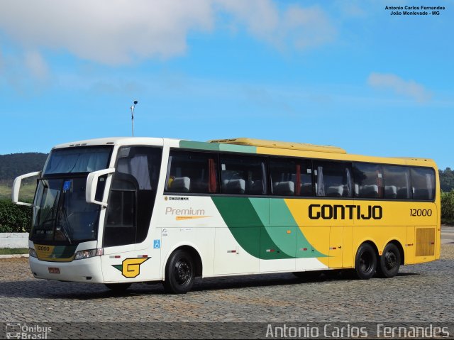 Empresa Gontijo de Transportes 12000 na cidade de João Monlevade, Minas Gerais, Brasil, por Antonio Carlos Fernandes. ID da foto: 5593674.