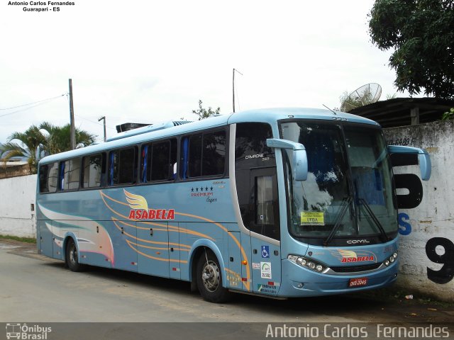 Asabela Transportes e Turismo 2045 na cidade de Guarapari, Espírito Santo, Brasil, por Antonio Carlos Fernandes. ID da foto: 5593631.