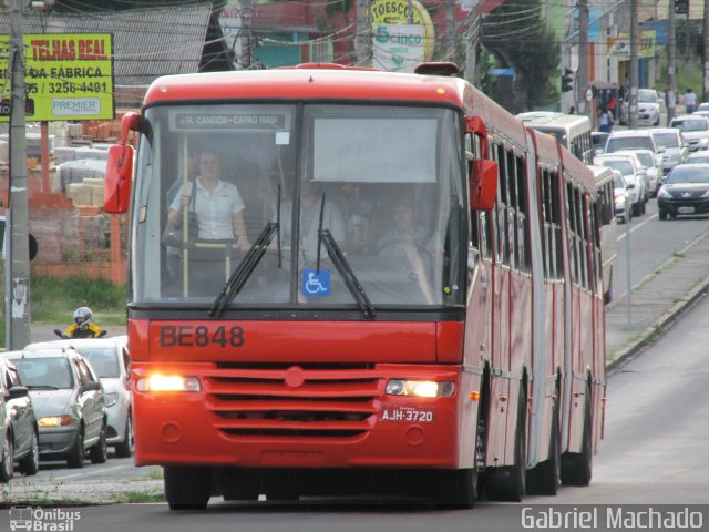 Transporte Coletivo Glória BE848 na cidade de Curitiba, Paraná, Brasil, por Gabriel Machado. Número da foto: #5593804.