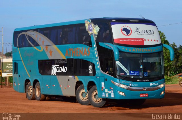 Athenas Turismo 3030 na cidade de Estreito, Maranhão, Brasil, por Gean Brito. Número da foto: #5593230.