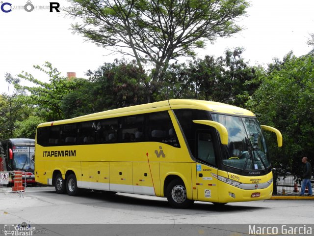 Viação Itapemirim 60795 na cidade de São Paulo, São Paulo, Brasil, por Marco Aurélio Pereira Garcia. Número da foto: #5594588.