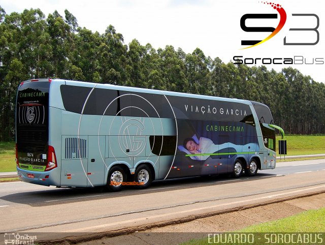 Viação Garcia 8674 na cidade de Sorocaba, São Paulo, Brasil, por EDUARDO - SOROCABUS. ID da foto: 5592304.