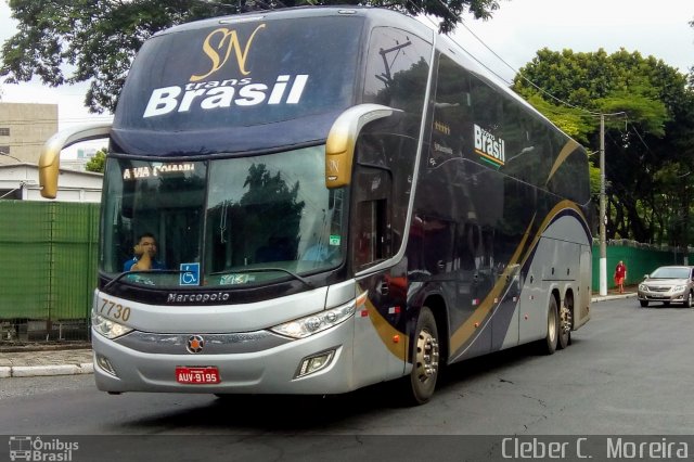 Trans Brasil > TCB - Transporte Coletivo Brasil 7730 na cidade de São Paulo, São Paulo, Brasil, por Cleber C.  Moreira. Número da foto: #5595794.