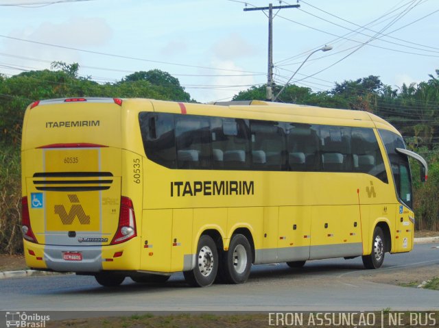 Viação Itapemirim 60535 na cidade de Recife, Pernambuco, Brasil, por Eronildo Assunção. Número da foto: #5596955.