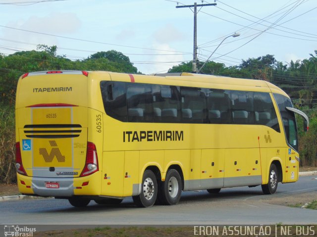 Viação Itapemirim 60535 na cidade de Recife, Pernambuco, Brasil, por Eronildo Assunção. ID da foto: 5596955.