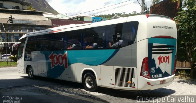 Auto Viação 1001 RJ 108.187 na cidade de Nova Friburgo, Rio de Janeiro, Brasil, por Giuseppe Carvalho. Número da foto: #5596432.