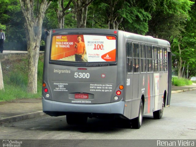 Viação Imigrantes 5300 na cidade de São Paulo, São Paulo, Brasil, por Renan Vieira. ID da foto: 5596865.