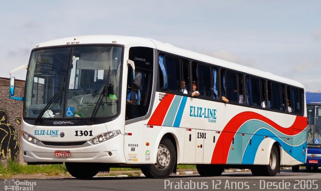 Eliz-Line Transporte e Turismo 1301 na cidade de São Paulo, São Paulo, Brasil, por Cristiano Soares da Silva. Número da foto: #5595111.