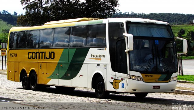 Empresa Gontijo de Transportes 11970 na cidade de João Monlevade, Minas Gerais, Brasil, por Athos Lauriano do Prado. ID da foto: 5595690.