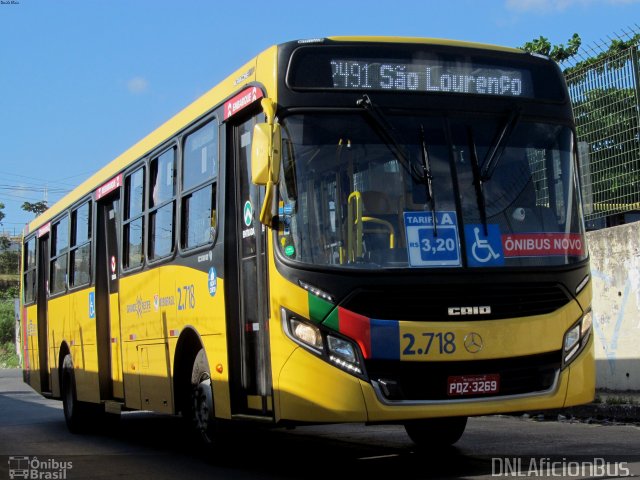 Mobibrasil São Lourenço >>> Mobi-PE 2.718 na cidade de Camaragibe, Pernambuco, Brasil, por Danilo Elisio da Costa. Número da foto: #5596963.