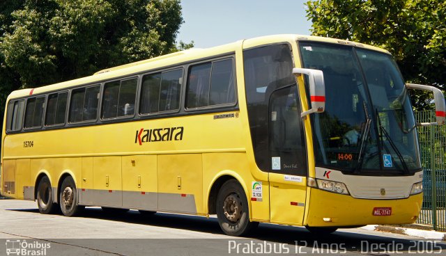 Kaissara - Viação Caiçara 15704 na cidade de São Paulo, São Paulo, Brasil, por Cristiano Soares da Silva. ID da foto: 5595092.