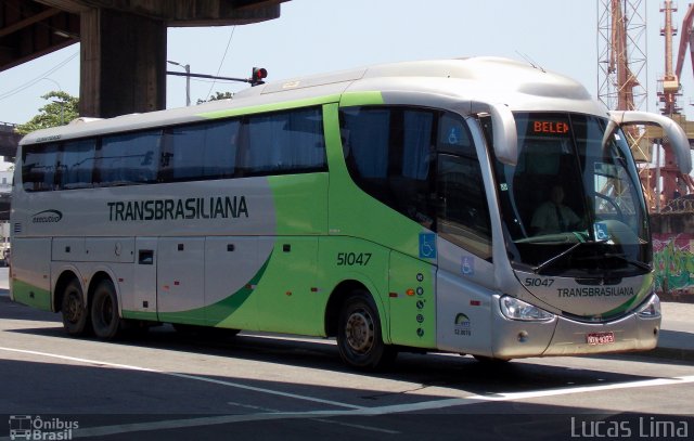 Transbrasiliana Transportes e Turismo 51047 na cidade de Rio de Janeiro, Rio de Janeiro, Brasil, por Lucas Lima. Número da foto: #5595625.