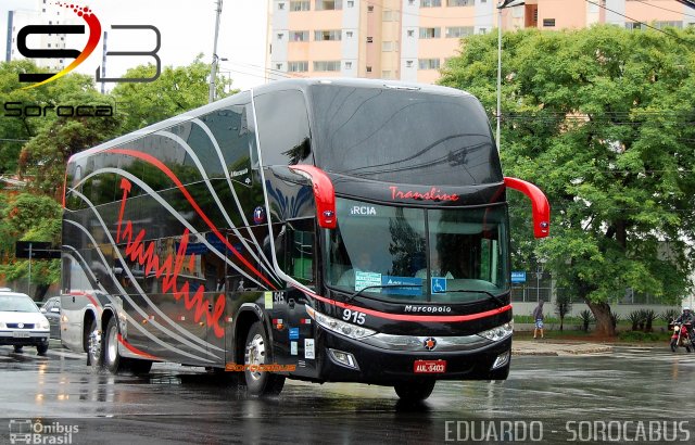 Transline 915 na cidade de Sorocaba, São Paulo, Brasil, por EDUARDO - SOROCABUS. Número da foto: #5595429.
