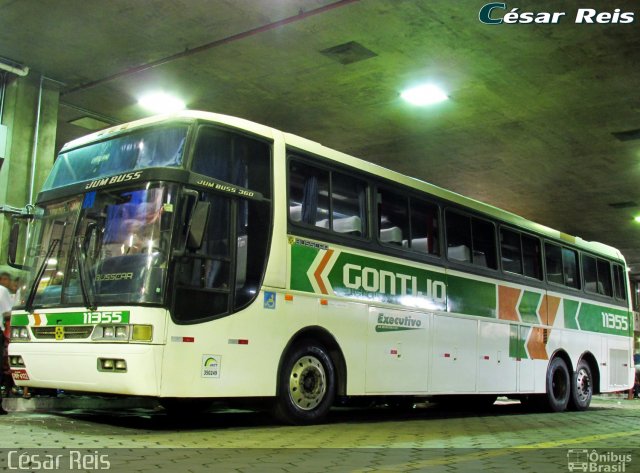 Empresa Gontijo de Transportes 11355 na cidade de Belo Horizonte, Minas Gerais, Brasil, por César Ônibus. ID da foto: 5597841.