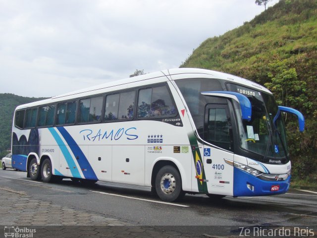 Ramos Turismo 4100 na cidade de Petrópolis, Rio de Janeiro, Brasil, por Zé Ricardo Reis. Número da foto: #5597723.