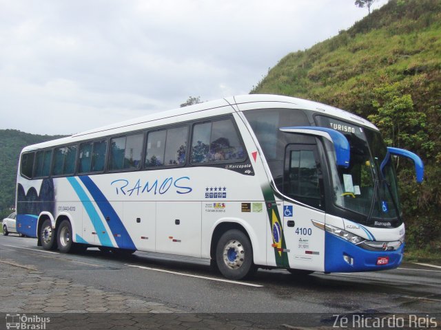 Ramos Turismo 4100 na cidade de Petrópolis, Rio de Janeiro, Brasil, por Zé Ricardo Reis. ID da foto: 5597723.