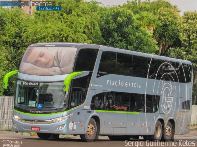 Viação Garcia 8713 na cidade de Curitiba, Paraná, Brasil, por Sergio Guilherme Ketes. ID da foto: 5598860.