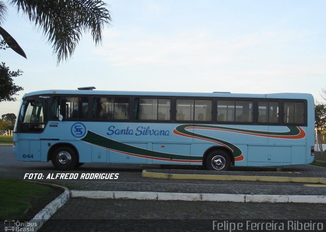Empresa de Transportes Santa Silvana 044 na cidade de Pelotas, Rio Grande do Sul, Brasil, por Felipe Ferreira Ribeiro. Número da foto: #5599102.