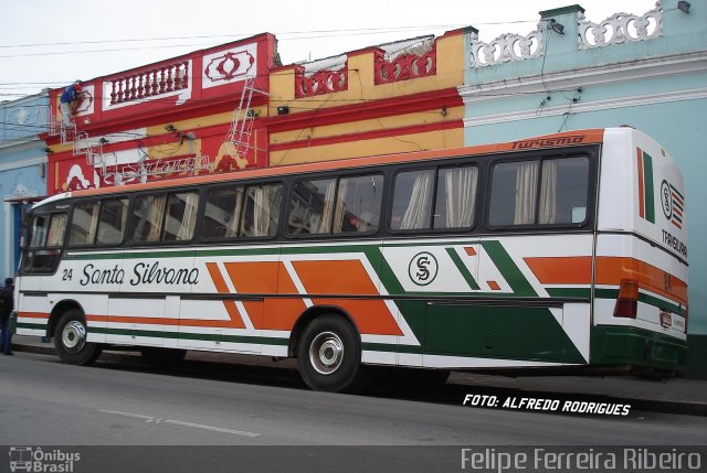 Empresa de Transportes Santa Silvana 024 na cidade de Pelotas, Rio Grande do Sul, Brasil, por Felipe Ferreira Ribeiro. Número da foto: #5599134.