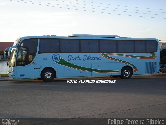 Empresa de Transportes Santa Silvana 106 na cidade de Pelotas, Rio Grande do Sul, Brasil, por Felipe Ferreira Ribeiro. ID da foto: 5599096.