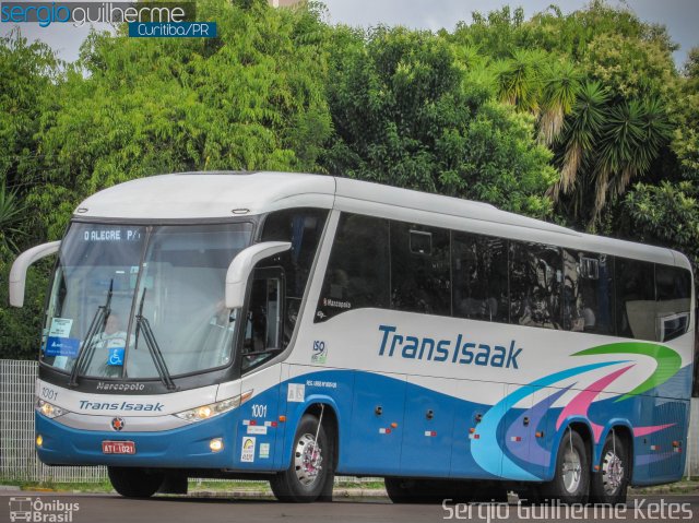 Trans Isaak Turismo 1001 na cidade de Curitiba, Paraná, Brasil, por Sergio Guilherme Ketes. ID da foto: 5598885.