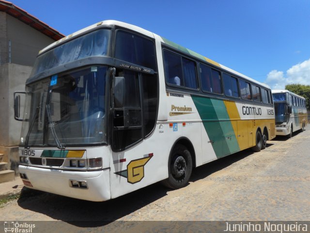 Empresa Gontijo de Transportes 11305 na cidade de Araçuaí, Minas Gerais, Brasil, por Juninho Nogueira. ID da foto: 5599320.