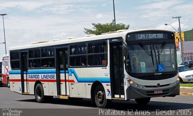 Rápido Linense 510 na cidade de Lins, São Paulo, Brasil, por Cristiano Soares da Silva. ID da foto: 5597849.