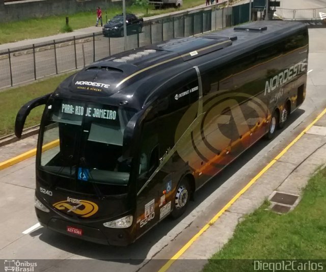 Expresso Nordeste 5240 na cidade de São Paulo, São Paulo, Brasil, por Diego Carlos Oliveira. ID da foto: 5598499.