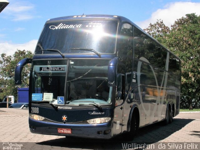 Aliança Turismo e Transporte 2808 na cidade de Vitória, Espírito Santo, Brasil, por Wellington  da Silva Felix. ID da foto: 5598263.