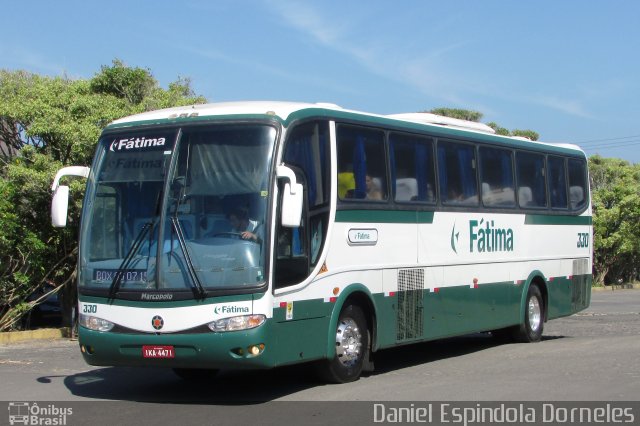 Fátima Transportes e Turismo 330 na cidade de Tramandaí, Rio Grande do Sul, Brasil, por Daniel Espindola Dorneles. Número da foto: #5601048.
