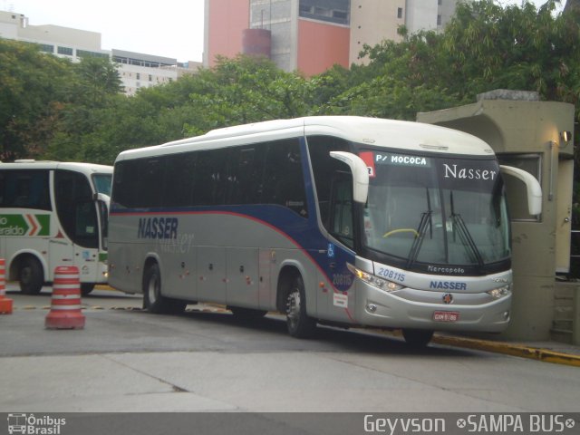 Viação Nasser 208115 na cidade de São Paulo, São Paulo, Brasil, por José Geyvson da Silva. ID da foto: 5601502.