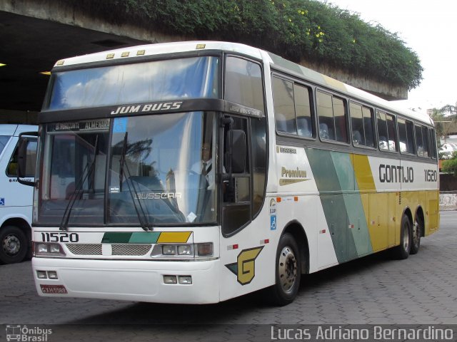 Empresa Gontijo de Transportes 11520 na cidade de Belo Horizonte, Minas Gerais, Brasil, por Lucas Adriano Bernardino. Número da foto: #5599976.