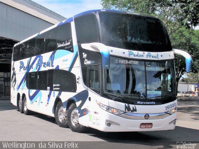 Pedra Azul Turismo 26000 na cidade de Vitória, Espírito Santo, Brasil, por Wellington  da Silva Felix. Número da foto: #5601493.
