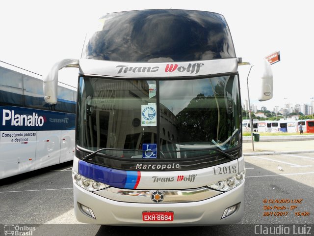 Trans Wolff Transportes e Turismo 12018 na cidade de São Paulo, São Paulo, Brasil, por Claudio Luiz. Número da foto: #5603658.