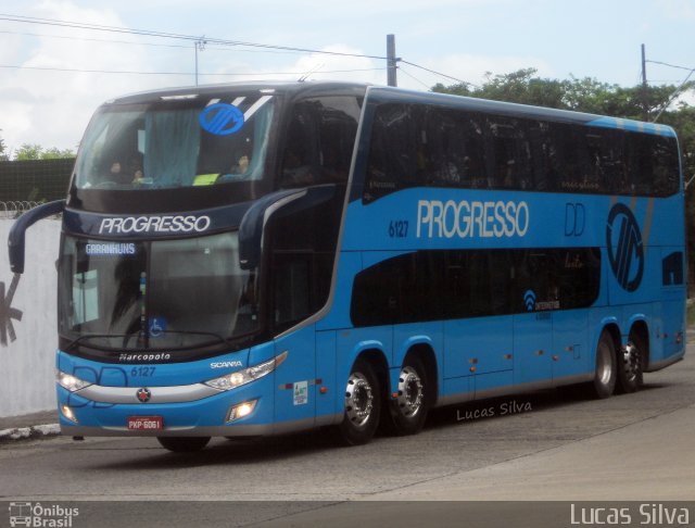 Auto Viação Progresso 6127 na cidade de Recife, Pernambuco, Brasil, por Lucas Silva. Número da foto: #5605024.