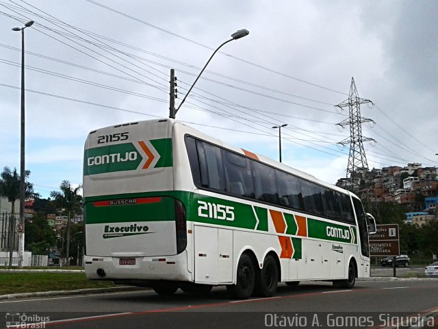 Empresa Gontijo de Transportes 21155 na cidade de Vitória, Espírito Santo, Brasil, por Otávio Augusto Gomes Siqueira. ID da foto: 5604879.