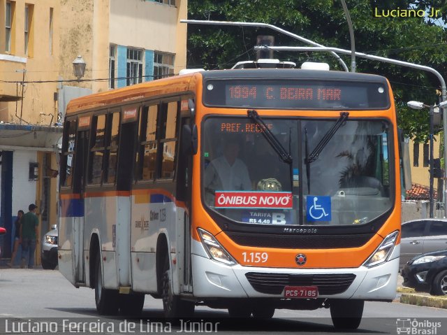 Cidade Alta Transportes 1.159 na cidade de Olinda, Pernambuco, Brasil, por Luciano Ferreira de Lima Júnior. ID da foto: 5602814.