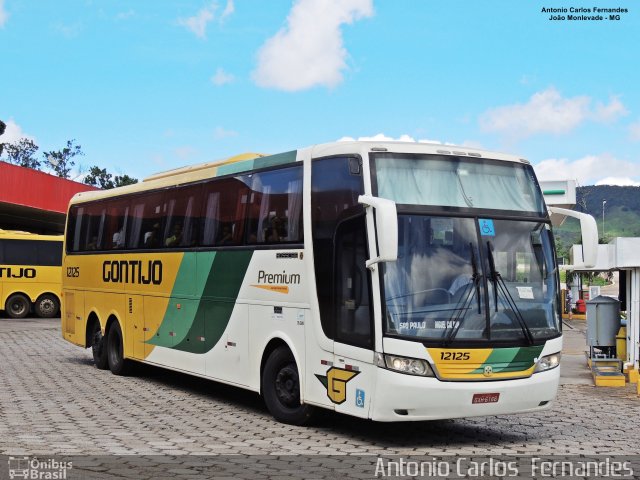 Empresa Gontijo de Transportes 12125 na cidade de João Monlevade, Minas Gerais, Brasil, por Antonio Carlos Fernandes. Número da foto: #5603048.