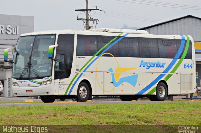Transporte Argenta - Argentur 644 na cidade de Santa Cruz do Sul, Rio Grande do Sul, Brasil, por Matheus Etges. Número da foto: #5603769.