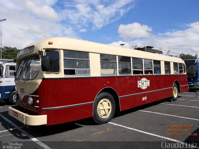 CMTC - Companhia Municipal de Transportes Coletivos 3093 na cidade de São Paulo, São Paulo, Brasil, por Claudio Luiz. ID da foto: 5603681.