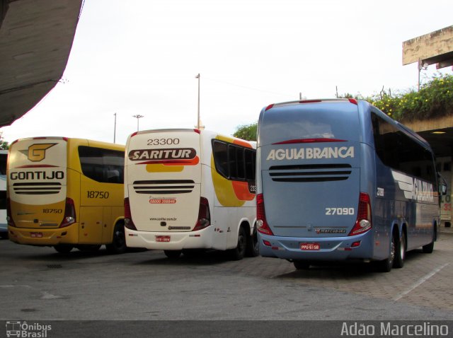 Viação Águia Branca 27090 na cidade de Belo Horizonte, Minas Gerais, Brasil, por Adão Raimundo Marcelino. ID da foto: 5607175.