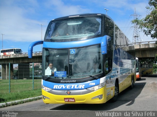 Rovetur Turismo 2300 na cidade de Vitória, Espírito Santo, Brasil, por Wellington  da Silva Felix. Número da foto: #5605315.