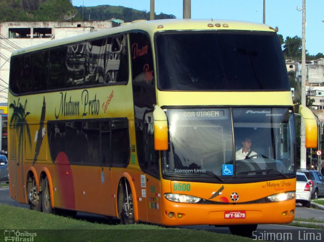 Viação Mutum Preto 9500 na cidade de Vitória, Espírito Santo, Brasil, por Saimom  Lima. ID da foto: 5609820.